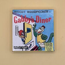 Woody Woodpecker in Gabby's Diner (1961) 8mm Film Super 8 Castle Films
