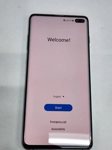 DEFECTIVE -  Samsung Galaxy S10+ - Black - 128 GB - GSM Unlocked - 9097 - Picture 1 of 5
