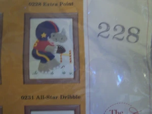 Vintage Creative Circle Extra Point Rhino Football 0228 Needlework Kit Sealed - Picture 1 of 3