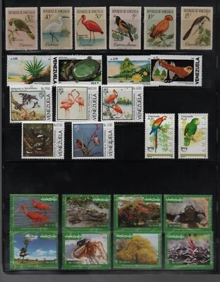 Venezuela: 5 complete sets thematic Flora and Fauna. VZ2334 - Image 1 of 2