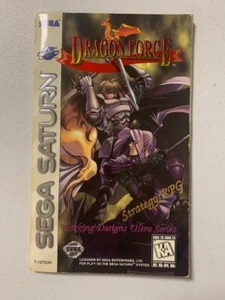 Dragon Force (Sega Saturn) Manual ONLY rare see pics - Picture 1 of 4