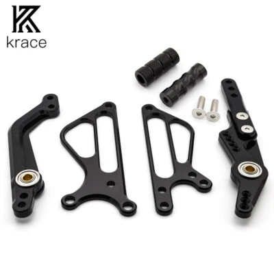 For DAYTONA 675R 2006-2017 CNC Rearset Footpeg Brake Lever Gear Shift Pedals Peg - Image 1 of 4
