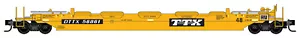 Micro-Trains MTL Z-Scale 70ft Gunderson Intermodal Well Car TTX/DTTX #56861 - Picture 1 of 1