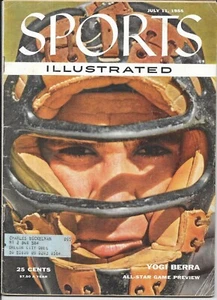1st NEW YORK YANKEES 1st YOGI BERRA Sports Illustrated COVER ISSUE! July 11 1955 - Picture 1 of 2