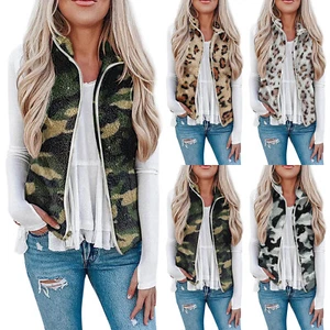 Casual Coat For Womens Fuzzy Fleece Jacket Lightweight Vest Cozy Sleeveless - Picture 1 of 36