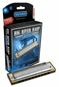 Hohner Big River Harp Harmonica - Picture 1 of 3