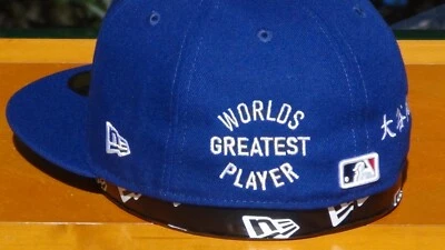 Los Angeles Dodgers Worlds Greatest Player Ohtani Japanese Writing New Era Hat - Image 1 of 4