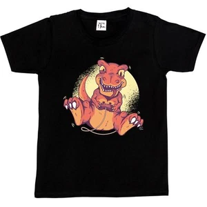 1 Tee Kinder Jungen Dinosaurier spielen Videospiel T-Shirt - Bild 1 von 5