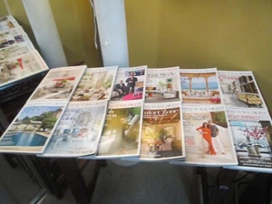 2013 Architectural Digest Lot 12 Issue Elton John Cindy Crawford George Clooney - Picture 1 of 15