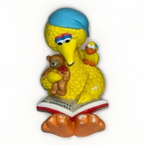 1993 Jim Henson Big Bird Sesame Street Nighttime Story Ceramic Night Light - Picture 1 of 6