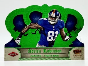 2012 Crown Royale Green #152 Adrien Robinson RC 47/49 New York Giants - Picture 1 of 2