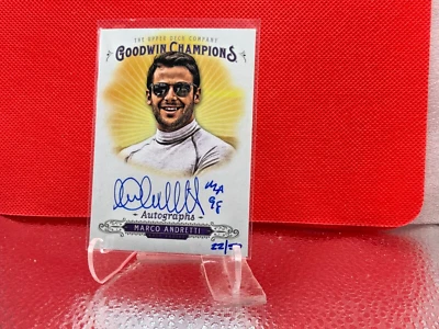 2018 MARCO ANDRETTI SET Upper Deck Goodwin Champions AUTO & RELIC  AA44 - Image 1 of 4