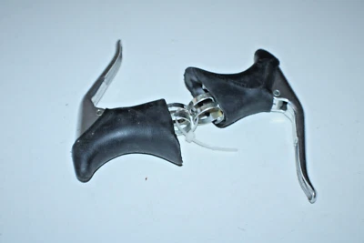 Винтажный комплект тормозных рычагов Dia-Compe 22,2-23,8 мм серебристый дропбар туристический грузоотправитель США - Изображение 1 из 4