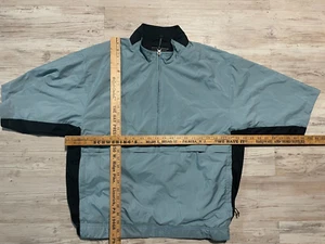 Cutter & Buck CB WindTec Herren groß 1/4 Reißverschluss Golfpullover Windjacke blau - Bild 1 von 12