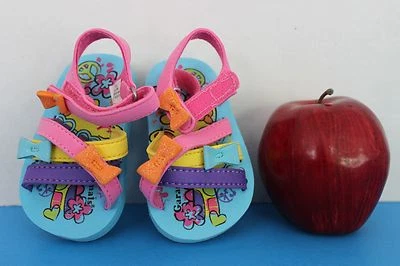 Sandalias de goma espuma coloridas para bebé Garanimals ~ PNK ~ AZUL ~ YLW ~ ORG ~ PUR ~ Talla 3 Foto 1 de 4