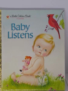 Baby Listens (Little Golden Book) - Hardcover By Wilkin, Esther - Foto 1 di 1