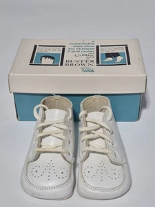 Vintage Buster braun Wikler Kleinkind Baby Schuh Größe 1B im Originalkarton - Bild 1 von 11