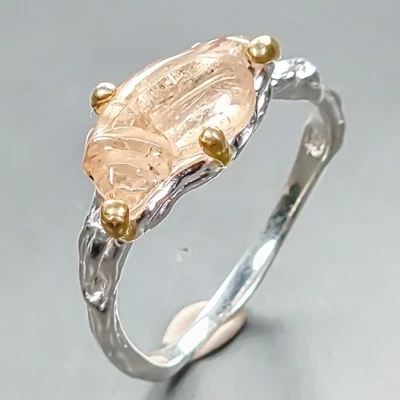 Anillo Bellas Artes Anillo Turmalina Natural 3 quilates Plata de Ley 925 Talla 7.5/R447017 Foto 1 de 4