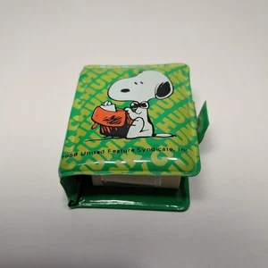 Vintage 1958 Peanuts Snoopy & Woodstock Schmetterling Originale Mini Notizbuch In... - Bild 1 von 7