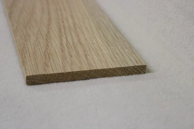 (a164)  1Stk 100cm Rechteckleiste Eiche 8x95mm Vierkant Holzleisten - Bild 1 von 2