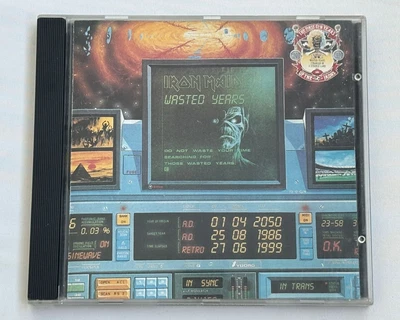 Iron Maiden ‎– Wasted Years · Stranger In A Strange Land (CD, EMI, CD IRN 8) - Image 1 of 3