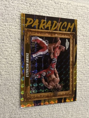2025 Topps Chrome WWE Shawn Michaels Paradigm Gold  /50 - Image 1 of 2
