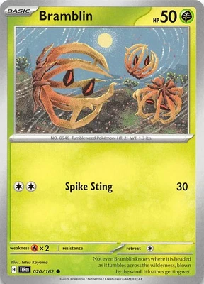 Bramblin 020/162 SV05 Temporal Forces Pokemon 007659 - Image 1 of 2