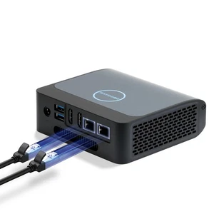 Mini PC N100 Intel's latest Alder Lake-N series (4C/4T, max 3.4GHz) BOSGAME E1 S - Picture 1 of 9