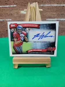 2010 Topps Peak Performance Autogramm Buccaneers Mike Williams PPA-MW - Bild 1 von 2