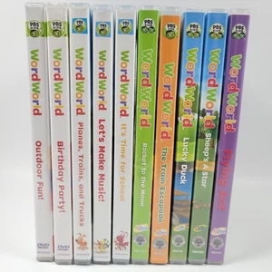 WordWorld DVD Set Lot Of 10 PBS Kids Building Readers Phonics Educational - Picture 1 of 8
