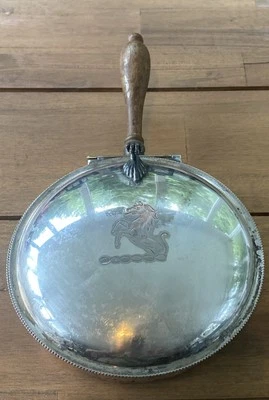 Vintage Silent Butler Sheffield Silver Co. Crumb Catcher — 第 1/4 张图片