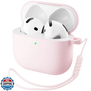 ORNARTO for AirPods 4 Case, Soft Silicone Full Protective Cover with LED Visi - Picture 1 of 5