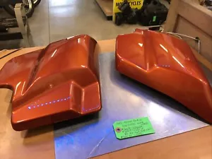 Harley Davidson oem RH & LH Side Covers Sedona Orange #66670-11DGX - Picture 1 of 9