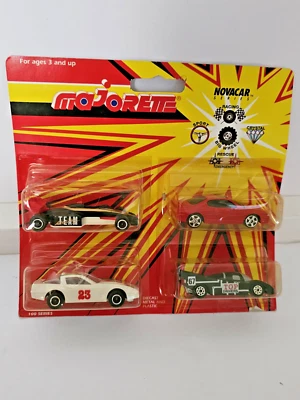 Majorette Novacar 100 Series Sports Cars 4 Pk 1/64 INDY-CORVETTE-FERRARI-LEMANS - Image 1 of 2