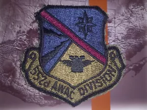 Air Force Patch 552d AWAC Division Airborne Warning Control USAF Radar Spy Plane - Foto 1 di 1