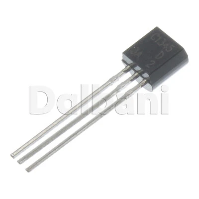 2SC1345D Original New 100mA 50V NPN Si Small Signal Transistor TO-92 - Image 1 of 2