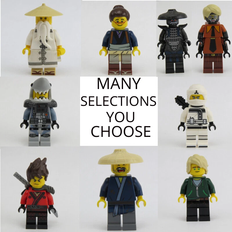 THE LEGO NINJAGO MOVIE Characters KAI Zane Wu Sensai Garmadon Lloyd MORE - Image 1 of 1