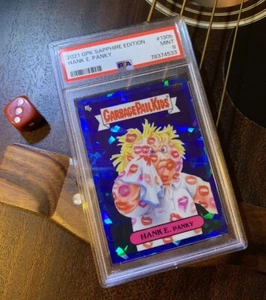 2021 GPK Sapphire Edition Hank E. Panky #130b PSA 9 Blue Ice Garbage Pail Kids - Picture 1 of 6