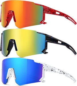 Youth Baseball Sunglasses for Boys Girls Age 6-12 Softball Cycling Sports Sungla - Picture 1 of 7