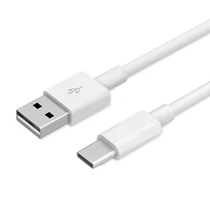 USB 3.1 Type C Câble Avec Longue Connexion pour Blackview BV6800 Pro Câble Blanc - Photo 1/4