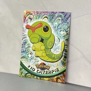 Caterpie #10 2000 Topps Black Logo Holo Pokemon Karte - Bild 1 von 3
