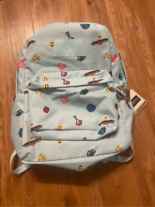 Jansport Emoji Children's Blue School Backpack NEW