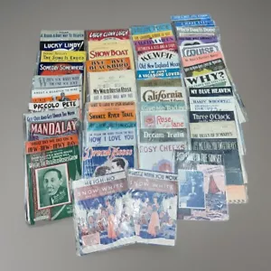 Lot of 50 Vintage Sheet Music 1920’s 1930’s 1940’s 1950’s Etc Irving Berlin USA - Bild 1 von 12