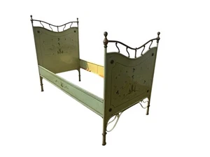 Original French Art Nouveau Metal Bed Frame c.1890 - Picture 1 of 14