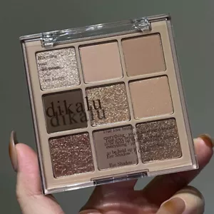 9 Colors Glitter Matte Eyeshadow Shimmer Eye Shadow Powder Palette Makeup Kit - Picture 1 of 18