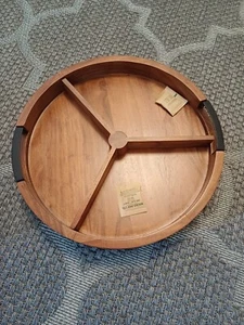 Mikasa Lazy Susan with Removable Divider - Picture 1 of 4