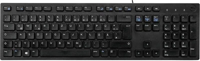 Dell KB216 USB-Tastatur - Schwarz , Deutsch - Bild 1 von 3