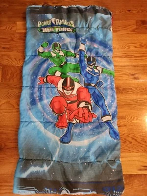 Saco de dormir Mighty Morphin Power Rangers Time Force 27"x 53" Foto 1 de 4
