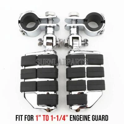 Motorcycle Highway Foot Pegs Mount For Suzuki Intruder Volusia 800 1400 1500 - Image 1 of 4