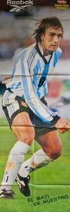 Afiche / poster gigante (166 x 56 cm) de Gabriel Omar Batistuta - Reebok - Picture 1 of 3